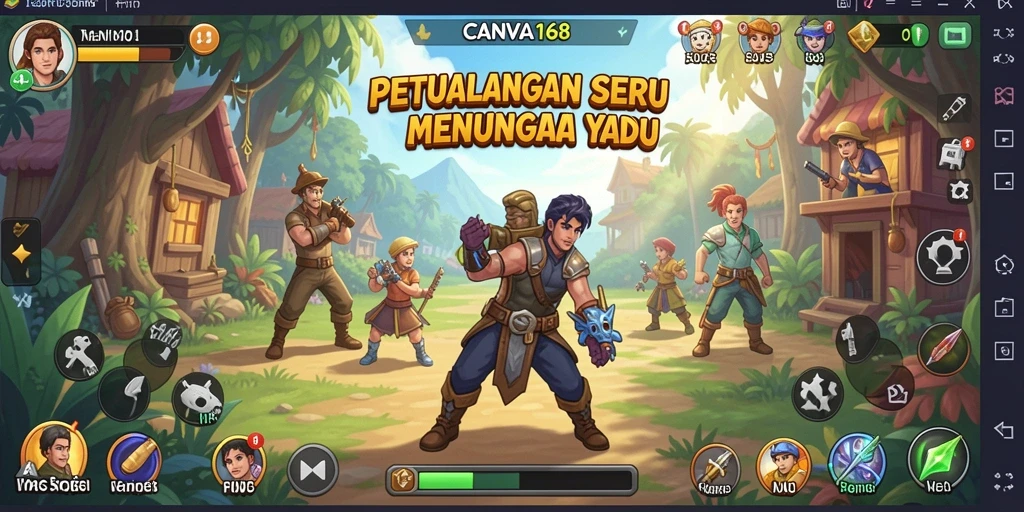 Tampilan gameplay seru dalam petualangan yang menantang.