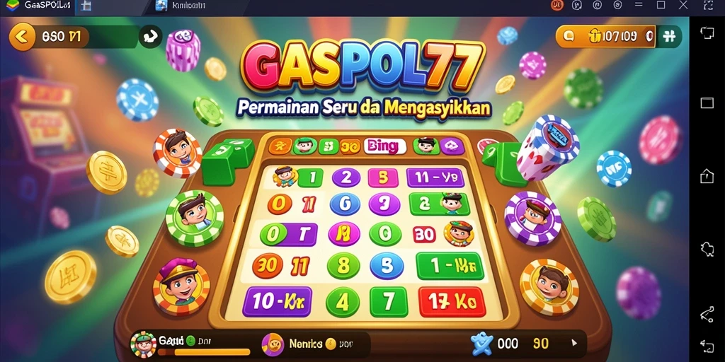 Tampilan gameplay GASPOL77 yang menarik saat bermain Bingo.