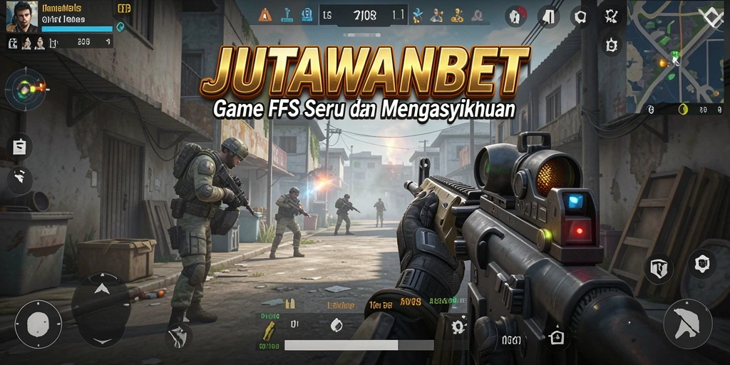 Screenshot dari gameplay seru JUTAWANBET di FPS.