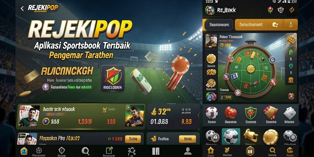 Tampilan gameplay menarik dari aplikasi Sportsbook REJEKIPOP.