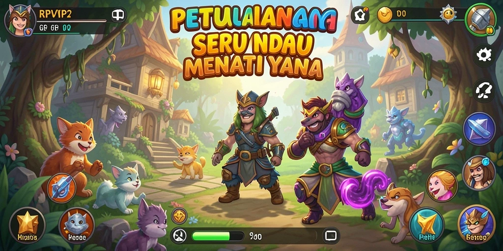Gameplay menegangkan di dunia petualangan RPVIP2.