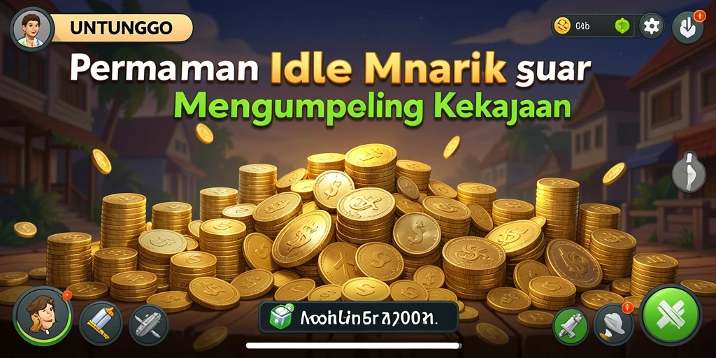 Tangkapan layar menunjukkan antarmuka gameplay UNTUNGGO yang seru.